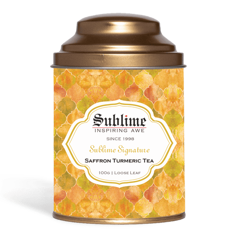 Saffron Turmeric Tea – 100G - Sublime House of Tea