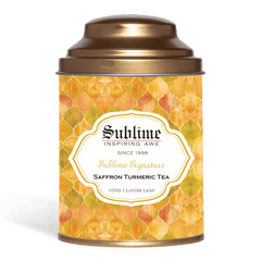Saffron Turmeric Tea – 100G - Sublime House of Tea
