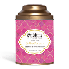 Soothing Strawberry Tea – 100G - Sublime House of Tea