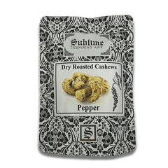 Roasted Cashews – Pepper - 50G - Sublime House of Tea